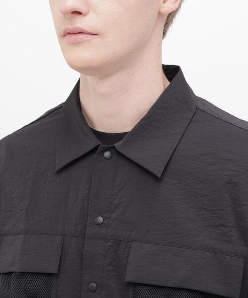 AVIREX(アヴィレックス)の「《URBAN GEAR》HEAT SHIELD MESH POCKET NYLON SHIRT / アーバンギア ヒートシールド メッシュポケット ナイロンシャツ / AVIREX / アヴィレックス(シャツ/ブラウス・メンズ・グレー/ブラック・LARGE/MEDIUM/XX-LARGE)」の15枚目の写真