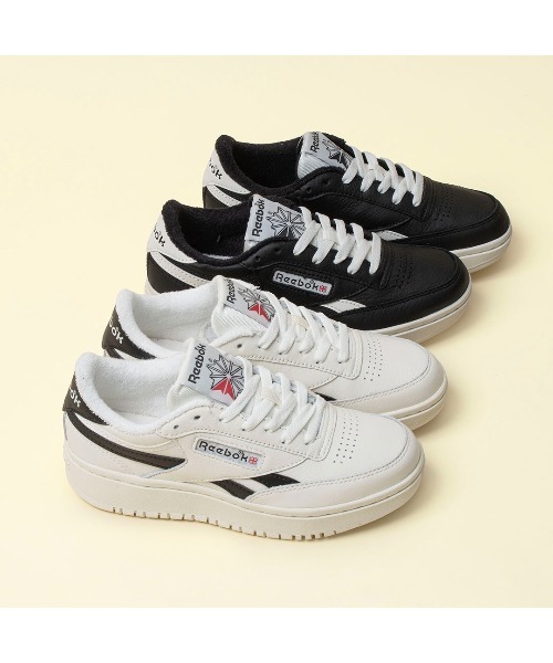 Reebok(リーボック)の「クラブシー ダブル リベンジ / CLUB C DOUBLE REVENGE(スニーカー・レディース・ブラック/アイボリー・23.0cm/24.5cm/22.0cm/22.5cm/23.5cm/24.0cm/25.0cm/25.5cm/26.0cm)」の17枚目の写真