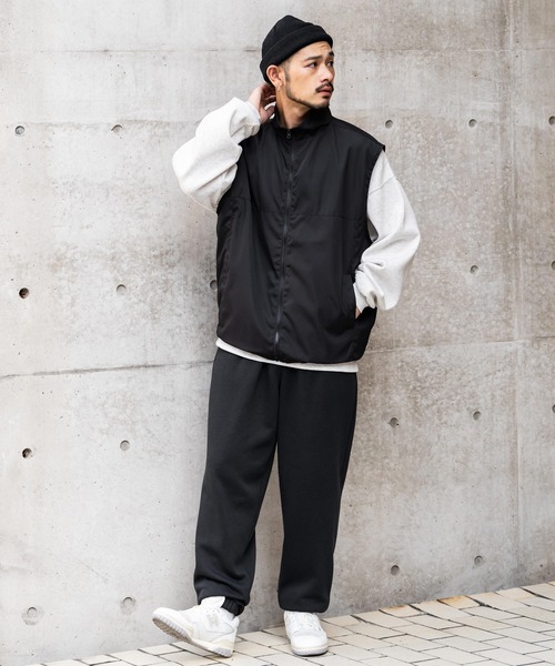 KANGOL（カンゴール）の「新色追加 KANGOL カンゴール 別注コラボ ワンポイントロゴ刺繍裏起毛イージースウェットパンツ/セミワイドテーパードパンツ（スウェットパンツ・メンズ・ネイビー/ブラウン/アイボリー/杢グレー/ライトグレー/ブラック/チャコール/ワイン・M/L/XL）」の16枚目の写真