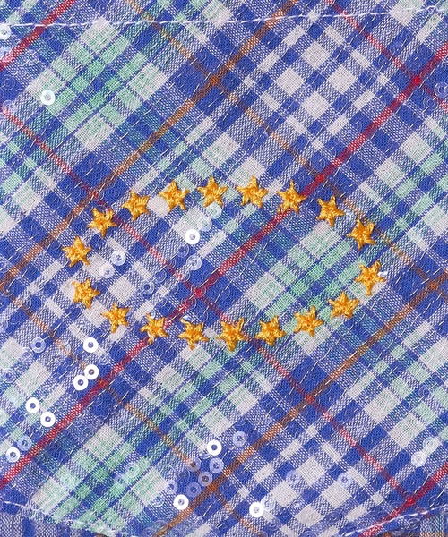 AFB（エーエフビー）の「WMS SPANGLE SS SHIRTS（シャツ/ブラウス・レディース・グリーン/ピンク・M）」の4枚目の写真