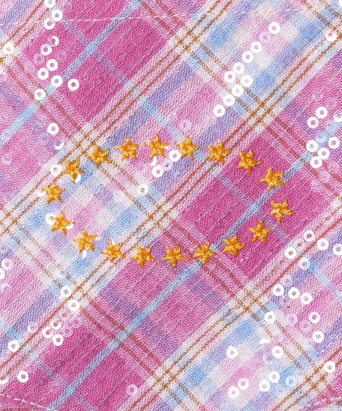 AFB（エーエフビー）の「WMS SPANGLE SS SHIRTS（シャツ/ブラウス・レディース・グリーン/ピンク・M）」の6枚目の写真