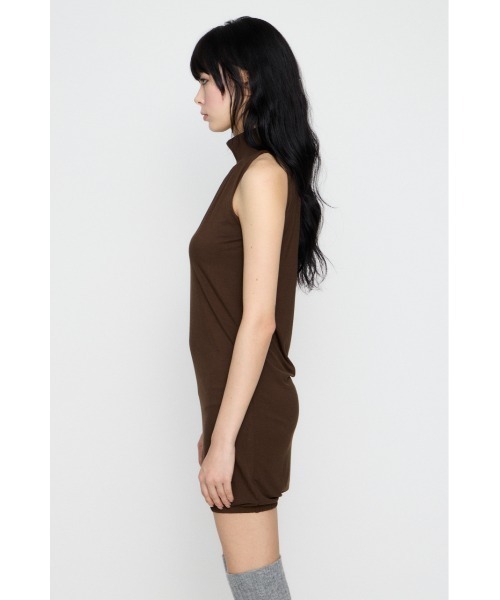 LAGUA GEM(ラグアジェム)の「HEM BALLOON ミニワンピース(ワンピース・レディース・ブラウン/ブラック/杢グレー・SMALL/MEDIUM)」の18枚目の写真