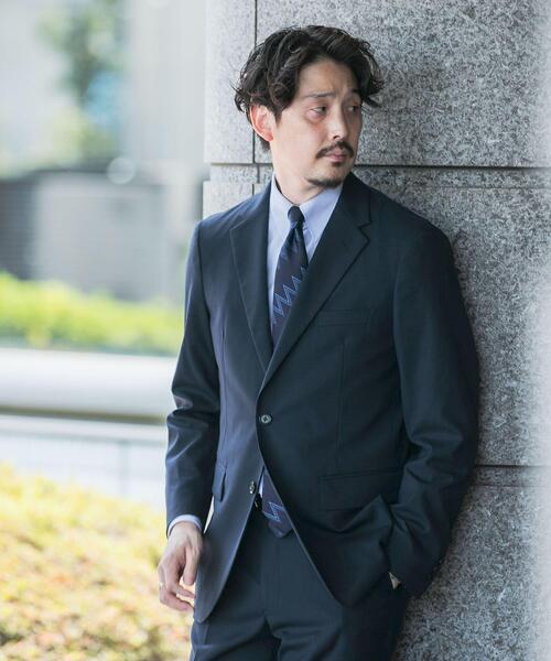 URBAN RESEARCH DOORS(アーバンリサーチドアーズ)の「LIFE STYLE TAILOR ウールライクコンフォータブルスマートジャケット(その他アウター・メンズ・ネイビー/グレー・SMALL/MEDIUM/LARGE/X-LARGE)」の1枚目の写真
