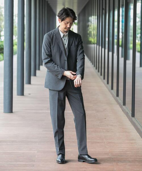 URBAN RESEARCH DOORS(アーバンリサーチドアーズ)の「LIFE STYLE TAILOR ウールライクコンフォータブルスマートジャケット(その他アウター・メンズ・ネイビー/グレー・SMALL/MEDIUM/LARGE/X-LARGE)」の3枚目の写真