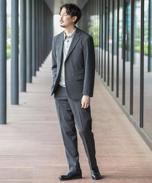 URBAN RESEARCH DOORS(アーバンリサーチドアーズ)の「LIFE STYLE TAILOR ウールライクコンフォータブルスマートジャケット(その他アウター・メンズ・ネイビー/グレー・SMALL/MEDIUM/LARGE/X-LARGE)」の4枚目の写真