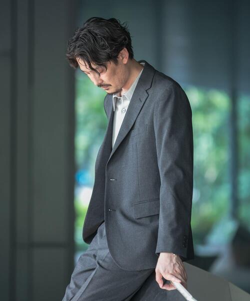 URBAN RESEARCH DOORS(アーバンリサーチドアーズ)の「LIFE STYLE TAILOR ウールライクコンフォータブルスマートジャケット(その他アウター・メンズ・ネイビー/グレー・SMALL/MEDIUM/LARGE/X-LARGE)」の5枚目の写真