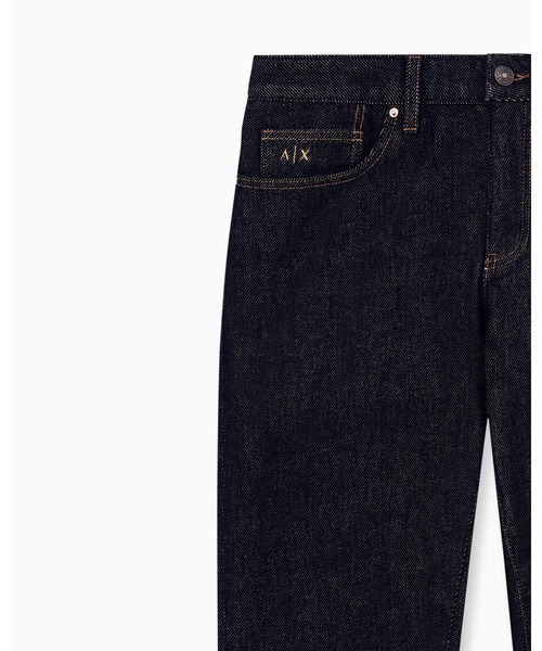 ARMANI EXCHANGE(アルマーニエクスチェンジ)の「【A|X アルマーニ エクスチェンジ】バックブラッシュド スリムフィット デニムパンツ_J14 SLIM(デニムパンツ・メンズ・インディゴブルー・29inch/30inch/31inch/32inch/33inch/34inch/36inch)」の3枚目の写真