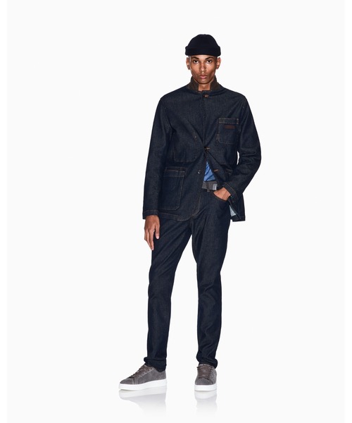 ARMANI EXCHANGE(アルマーニエクスチェンジ)の「【A|X アルマーニ エクスチェンジ】バックブラッシュド スリムフィット デニムパンツ_J14 SLIM(デニムパンツ・メンズ・インディゴブルー・29inch/30inch/31inch/32inch/33inch/34inch/36inch)」の4枚目の写真