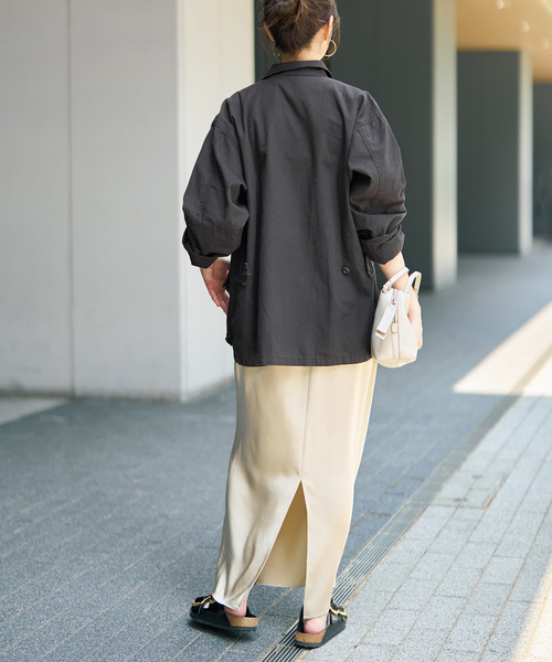 Spick & Span（スピックアンドスパン）の「《WEB限定》ROTHCO / ロスコ ミリタリーシャツジャケット（ミリタリージャケット・レディース・カーキ/ブラック・SMALL）」の11枚目の写真
