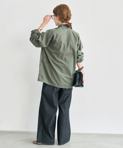 Spick & Span（スピックアンドスパン）の「《WEB限定》ROTHCO / ロスコ ミリタリーシャツジャケット（ミリタリージャケット・レディース・カーキ/ブラック・SMALL）」の17枚目の写真