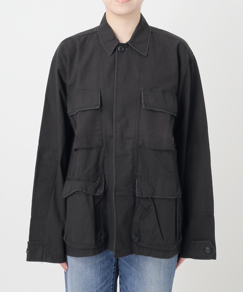 Spick & Span（スピックアンドスパン）の「《WEB限定》ROTHCO / ロスコ ミリタリーシャツジャケット（ミリタリージャケット・レディース・カーキ/ブラック・SMALL）」の20枚目の写真