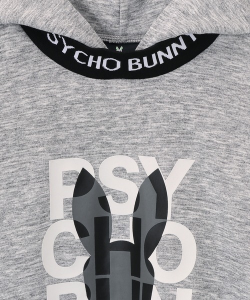 Psycho Bunny（サイコバニー）の「[GOLF]ネックジャガードロゴ ミックスプリントパーカ（パーカー・メンズ・ブラック/ホワイト/ライトグレー・X-LARGE/LARGE/MEDIUM）」の22枚目の写真