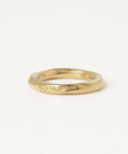 ARCHIVER(アーカイバ)の「【RE】【CALM】BRASS Twist Ring(リング・レディース・シルバー/ゴールド・11号/15号)」の1枚目の写真