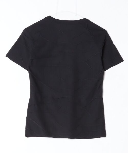 Y-3（ワイスリー）の「Y-3 PLEATED SHORT SLEEVE TEE（Tシャツ/カットソー・レディース・ブラック・X-SMALL/SMALL/MEDIUM/XX-SMALL）」の5枚目の写真