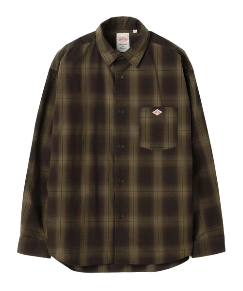 DANTON（ダントン）の「Men's T/C Poplin Work Shirt（シャツ/ブラウス・メンズ・ブルー系その他5/ブルー系その他/ブラウン系その他/グレー系その他・38/44/42/40）」の3枚目の写真