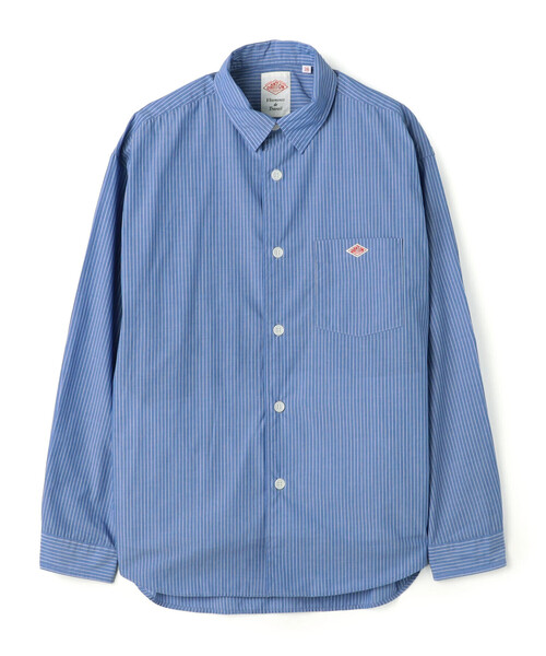 DANTON（ダントン）の「Men's T/C Poplin Work Shirt（シャツ/ブラウス・メンズ・ブルー系その他5/ブルー系その他/ブラウン系その他/グレー系その他・38/44/42/40）」の4枚目の写真
