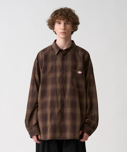 DANTON（ダントン）の「Men's T/C Poplin Work Shirt（シャツ/ブラウス・メンズ・ブルー系その他5/ブルー系その他/ブラウン系その他/グレー系その他・38/44/42/40）」の5枚目の写真