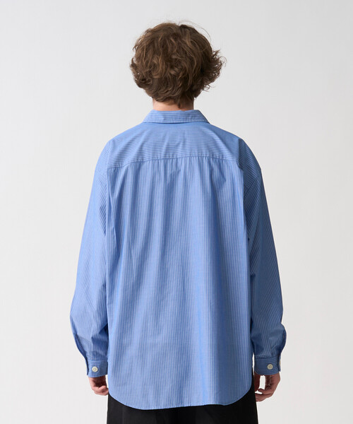 DANTON（ダントン）の「Men's T/C Poplin Work Shirt（シャツ/ブラウス・メンズ・ブルー系その他5/ブルー系その他/ブラウン系その他/グレー系その他・38/44/42/40）」の8枚目の写真