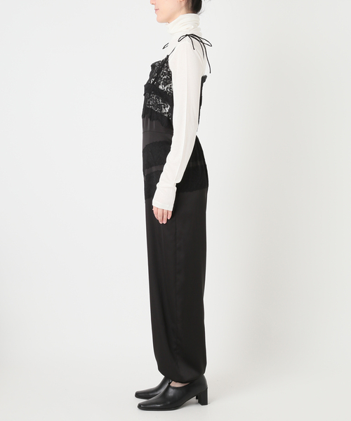 JOURNAL STANDARD（ジャーナルスタンダード）の「【SALLY VINTAGE × JOURNAL STANDARD】SALLY LACE SALOPETTE（つなぎ/オールインワン・レディース・ブラック・FREE）」の6枚目の写真