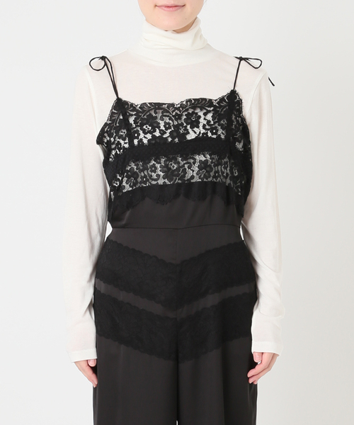 JOURNAL STANDARD（ジャーナルスタンダード）の「【SALLY VINTAGE × JOURNAL STANDARD】SALLY LACE SALOPETTE（つなぎ/オールインワン・レディース・ブラック・FREE）」の9枚目の写真