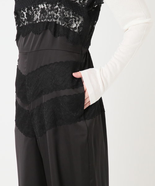 JOURNAL STANDARD（ジャーナルスタンダード）の「【SALLY VINTAGE × JOURNAL STANDARD】SALLY LACE SALOPETTE（つなぎ/オールインワン・レディース・ブラック・FREE）」の11枚目の写真