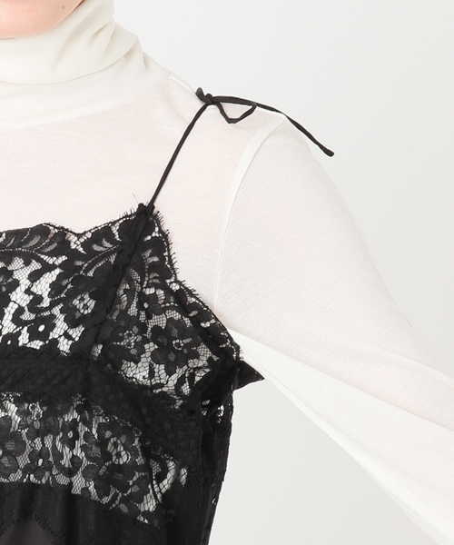 JOURNAL STANDARD（ジャーナルスタンダード）の「【SALLY VINTAGE × JOURNAL STANDARD】SALLY LACE SALOPETTE（つなぎ/オールインワン・レディース・ブラック・FREE）」の12枚目の写真