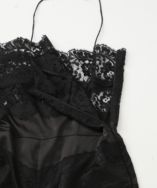 JOURNAL STANDARD（ジャーナルスタンダード）の「【SALLY VINTAGE × JOURNAL STANDARD】SALLY LACE SALOPETTE（つなぎ/オールインワン・レディース・ブラック・FREE）」の17枚目の写真