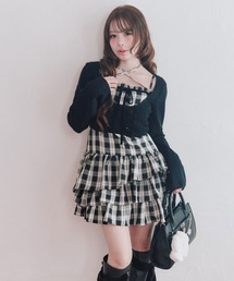 OLIVE des OLIVE | ケーブルカーデとキャミワンピのセット(ワンピース)