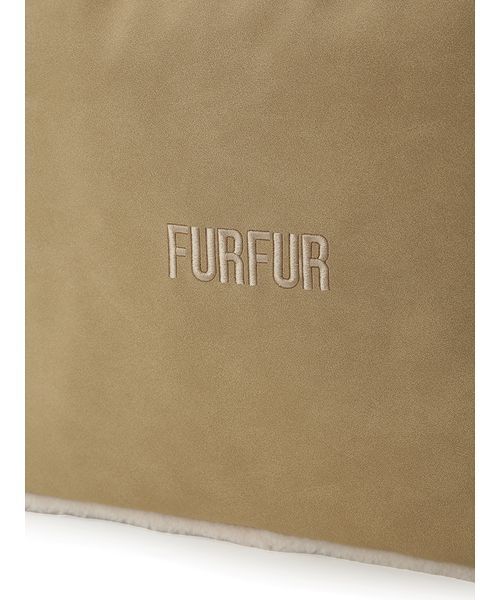 FURFUR（ファーファー）の「ムートンBIGボストンバッグ（ボストンバッグ・レディース・アイボリー/ベージュ・F）」の15枚目の写真
