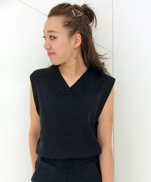 VENCEEXCHANGE | ミラノリブ重ねVベスト(ベスト)