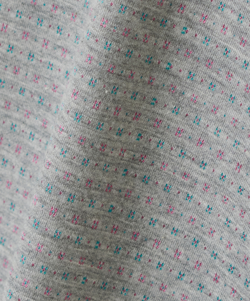 TYPESERVICE（タイプサービス）の「パイピングヘンリーネックトップ[グレー]（Tシャツ/カットソー・レディース・その他・FREE）」の5枚目の写真