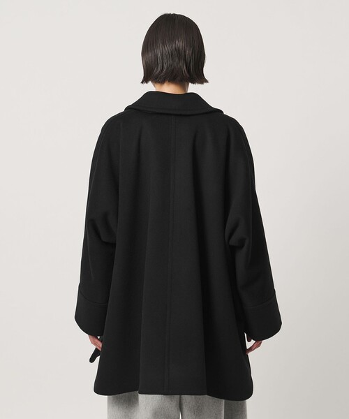UNITED ARROWS(ユナイテッドアローズ)の「テントライン コート(ピーコート・レディース・ベージュ/ネイビー/ブラック・38/36)」の12枚目の写真
