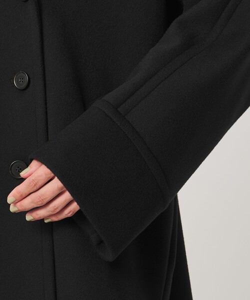 UNITED ARROWS(ユナイテッドアローズ)の「テントライン コート(ピーコート・レディース・ベージュ/ネイビー/ブラック・38/36)」の17枚目の写真