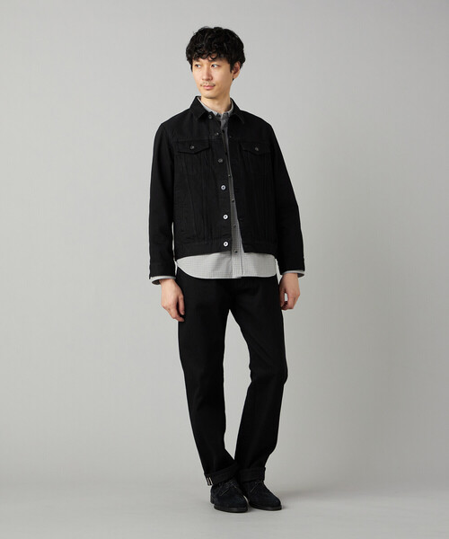 COMME CA MEN(コムサメン)の「セルビッチデニム 5ポケットパンツ(デニムパンツ・メンズ・ネイビー/ブラック・M/S/L)」の3枚目の写真