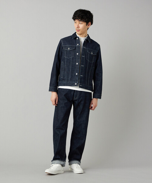 COMME CA MEN(コムサメン)の「セルビッチデニム 5ポケットパンツ(デニムパンツ・メンズ・ネイビー/ブラック・M/S/L)」の10枚目の写真