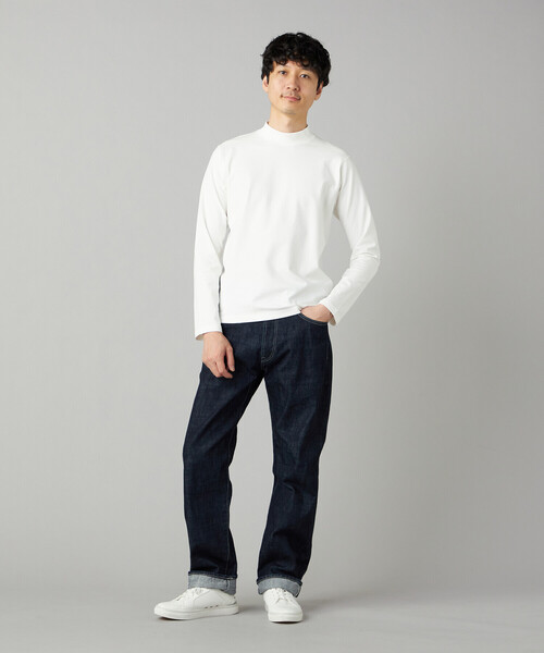 COMME CA MEN(コムサメン)の「セルビッチデニム 5ポケットパンツ(デニムパンツ・メンズ・ネイビー/ブラック・M/S/L)」の11枚目の写真