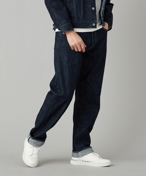 COMME CA MEN(コムサメン)の「セルビッチデニム 5ポケットパンツ(デニムパンツ・メンズ・ネイビー/ブラック・M/S/L)」の12枚目の写真