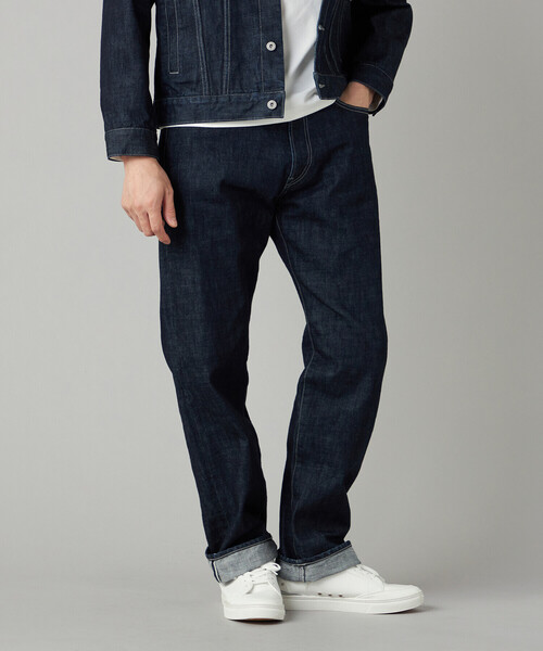 COMME CA MEN(コムサメン)の「セルビッチデニム 5ポケットパンツ(デニムパンツ・メンズ・ネイビー/ブラック・M/S/L)」の13枚目の写真