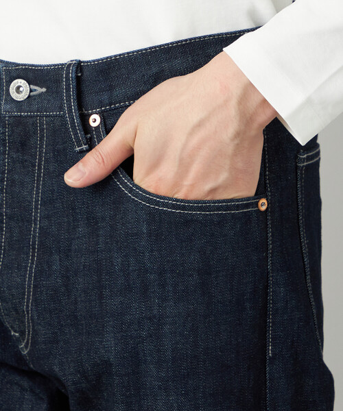 COMME CA MEN(コムサメン)の「セルビッチデニム 5ポケットパンツ(デニムパンツ・メンズ・ネイビー/ブラック・M/S/L)」の20枚目の写真