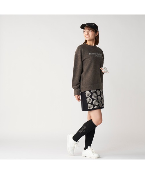 marie claire(マリ・クレール)の「【marie claire/マリ.クレール】レディースブークレロゴニット ゴルフ(ニット/セーター・レディース・チャコールグレー・LARGE)」の10枚目の写真
