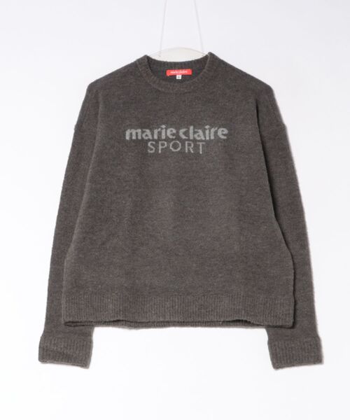 marie claire(マリ・クレール)の「【marie claire/マリ.クレール】レディースブークレロゴニット ゴルフ(ニット/セーター・レディース・チャコールグレー・LARGE)」の11枚目の写真