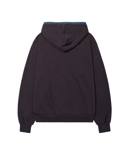 AMESWORLDWIDE(アメスワールドワイド)の「52 ストライプアップリケ フーディー ジップアップ パープル(パーカー・レディース・その他・SMALL/MEDIUM/LARGE)」の15枚目の写真