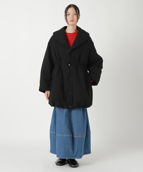 ZUCCa(ズッカ)の「COTTON TWILL JERSEY / コート(その他アウター・レディース・ブラック・M size)」の5枚目の写真