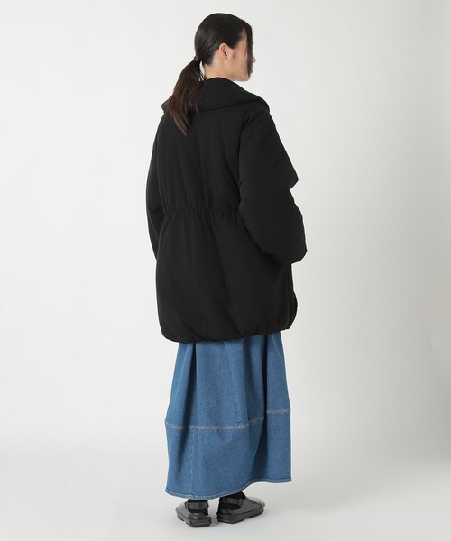 ZUCCa(ズッカ)の「COTTON TWILL JERSEY / コート(その他アウター・レディース・ブラック・M size)」の8枚目の写真