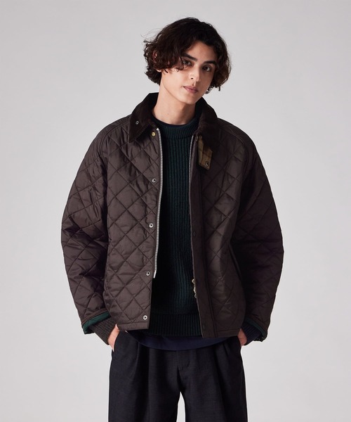 Barbour(バブアー)の「"Paul Smith loves Barbour" Transport キルティングジャケット / 263707 MQU1943(その他アウター・メンズ・ダークブラウン/ブラック/ダークグリーン・MEDIUM/SMALL/LARGE)」の2枚目の写真