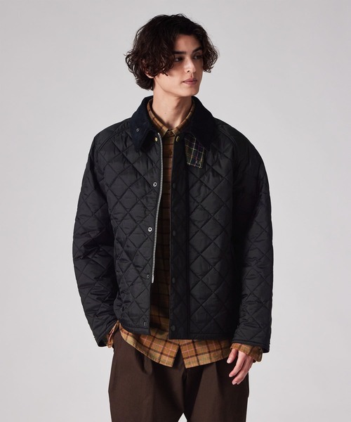 Barbour(バブアー)の「"Paul Smith loves Barbour" Transport キルティングジャケット / 263707 MQU1943(その他アウター・メンズ・ダークブラウン/ブラック/ダークグリーン・MEDIUM/SMALL/LARGE)」の1枚目の写真
