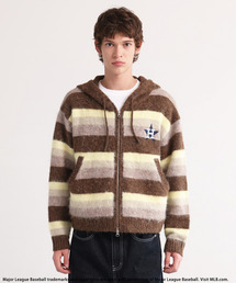 【MLB】Knit Zip Hoodie