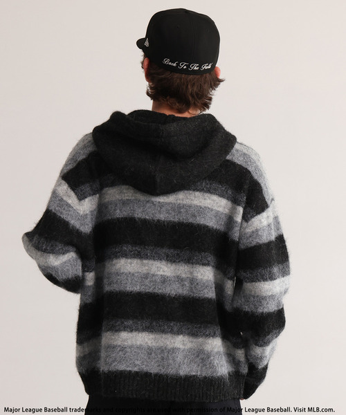 BACK TO THE FIELD(バック トゥー ザ フィールド)の「【MLB】Knit Zip Hoodie(ニット/セーター・メンズ・ブラック/パープル/イエロー・LARGE/MEDIUM)」の16枚目の写真