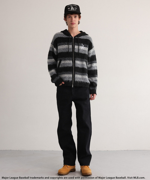 BACK TO THE FIELD(バック トゥー ザ フィールド)の「【MLB】Knit Zip Hoodie(ニット/セーター・メンズ・ブラック/パープル/イエロー・LARGE/MEDIUM)」の17枚目の写真