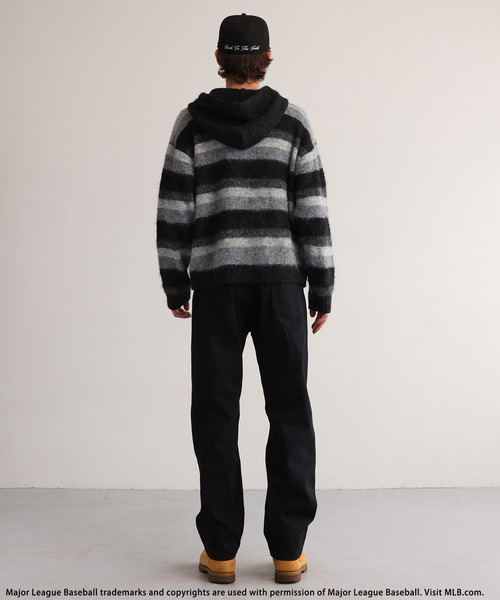BACK TO THE FIELD(バック トゥー ザ フィールド)の「【MLB】Knit Zip Hoodie(ニット/セーター・メンズ・ブラック/パープル/イエロー・LARGE/MEDIUM)」の11枚目の写真